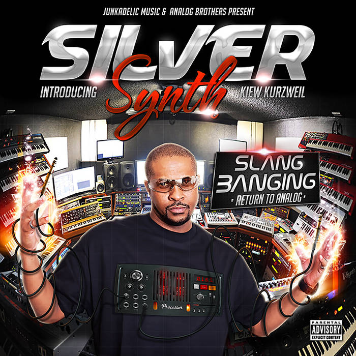 Silver Synth "Return To Analog" LP produced by DJ Junkaz Lou feat. Kiew Kurzweil (limited European import)