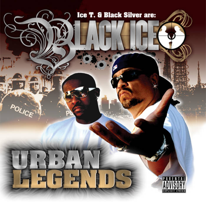 Black Silver & Ice T as Black Ice "Urban Legends" LP produced by Bionik feat. Too Short, RBX, Aceyalone, Main Flow and many more.