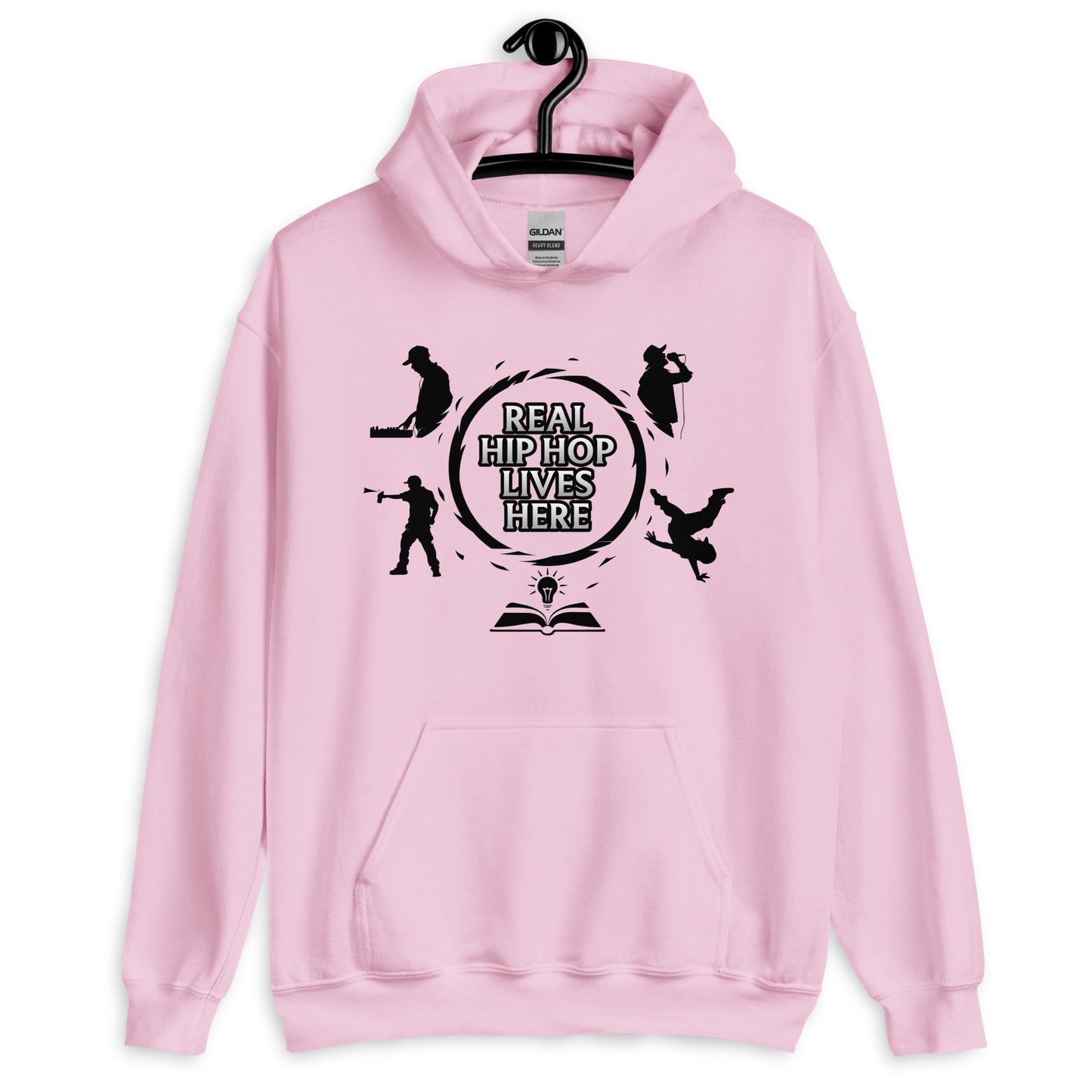 Real Hip Hop Lives Here Unisex Hoodie